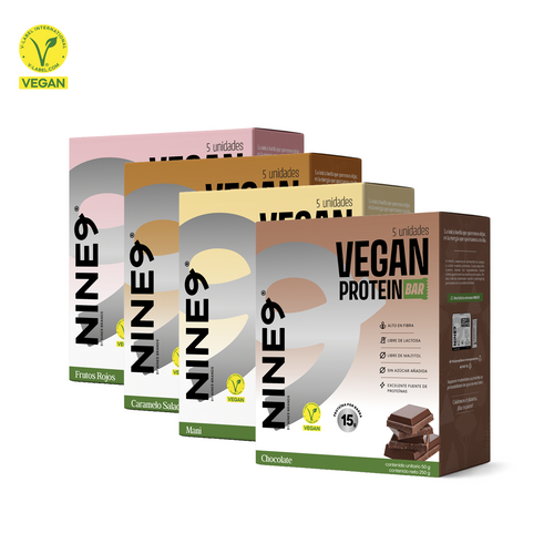 Mix 20 Barras de proteína vegana