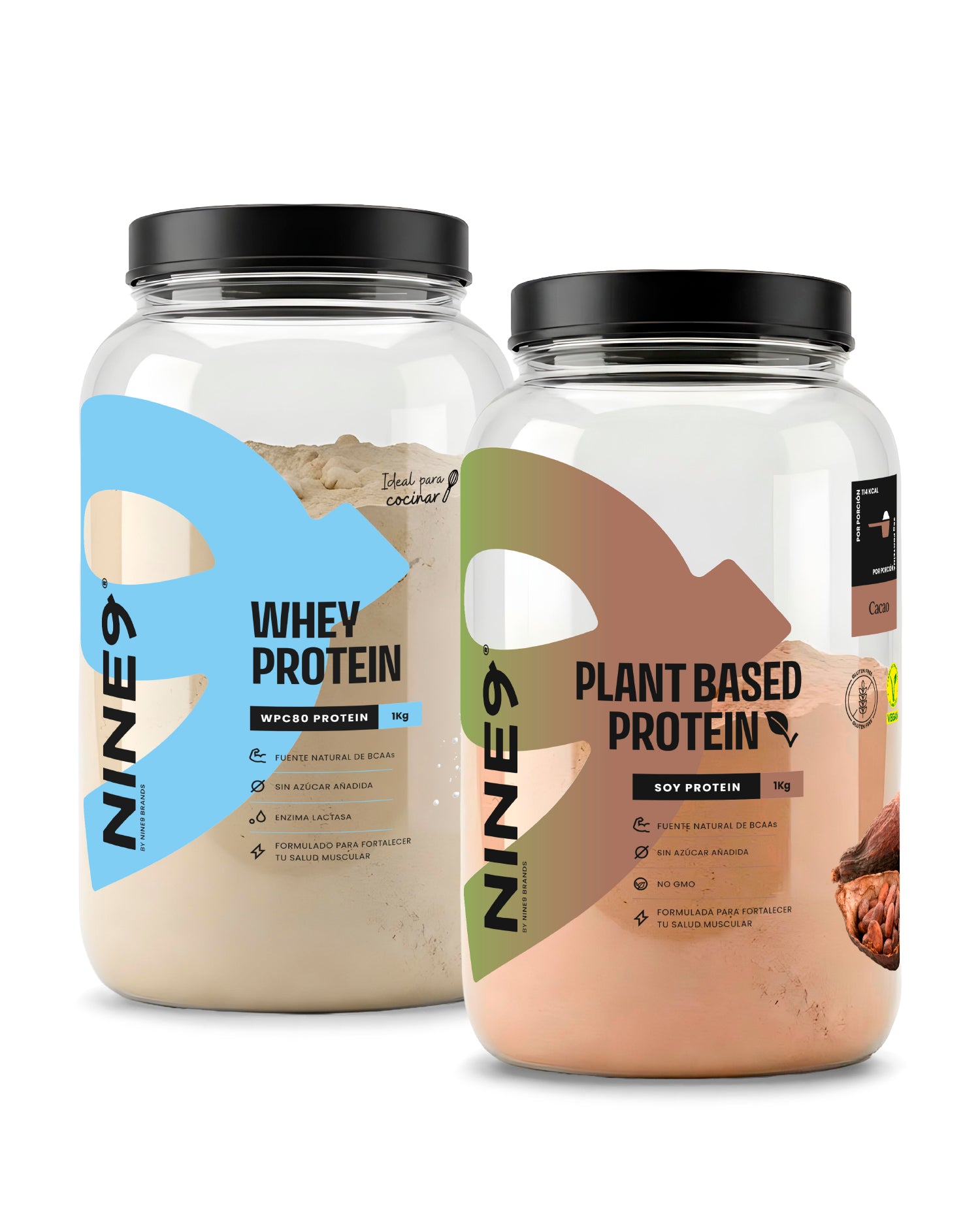 Pack Proteína Whey + Proteína Vegana Plant Based