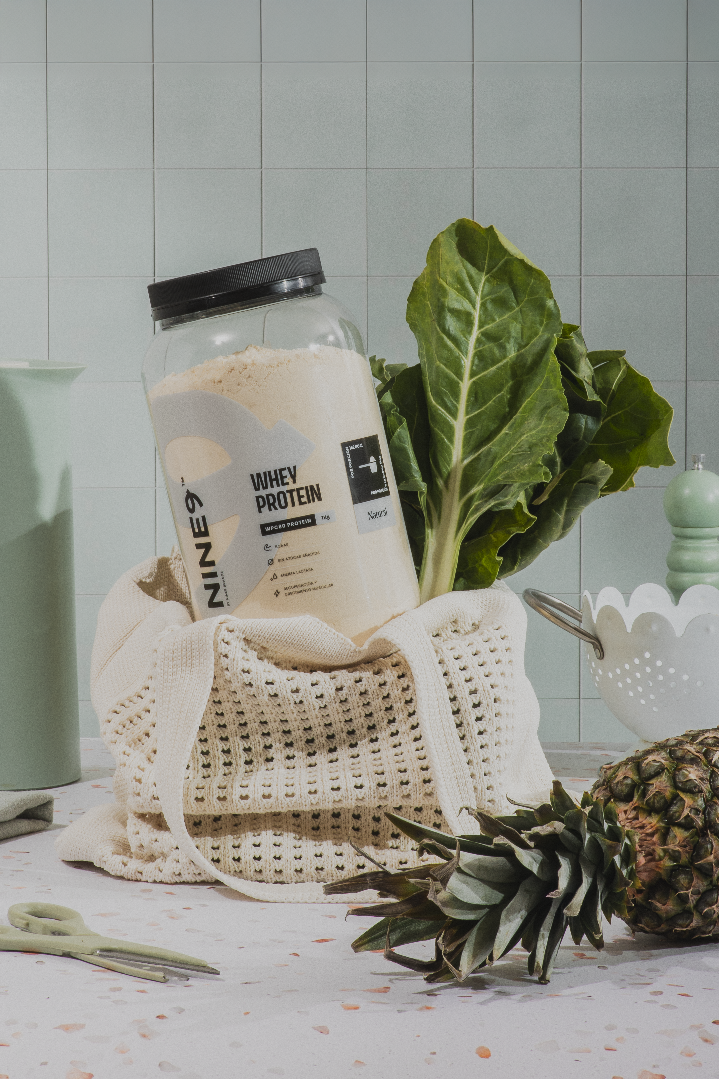 Proteína Whey Natural Sin Sabor 1Kg