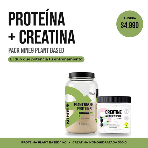 Pack Proteína Plant Based Vegana  + Creatina