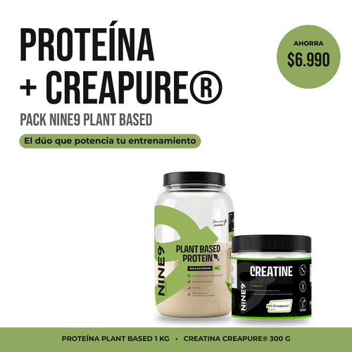 Pack Proteína Plant Based Vegana + Creapure ®