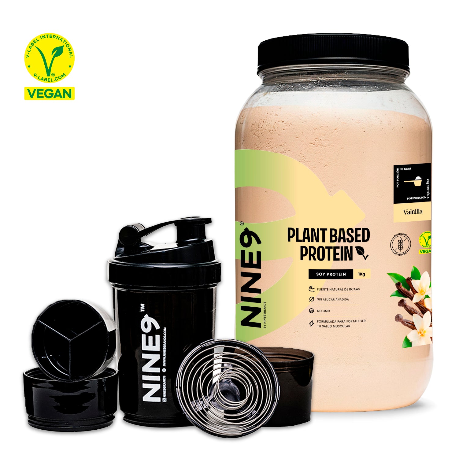 Pack Proteína Plant Based Vegana + Shaker