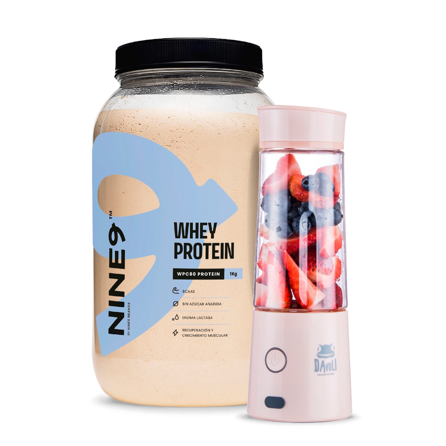 Pack Proteína Whey + Licuadora
