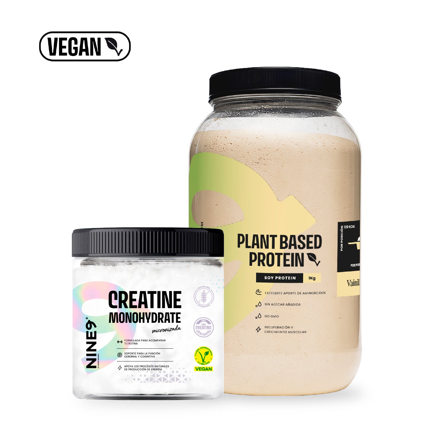 Pack Proteína Plant Based Vegana  + Creatina