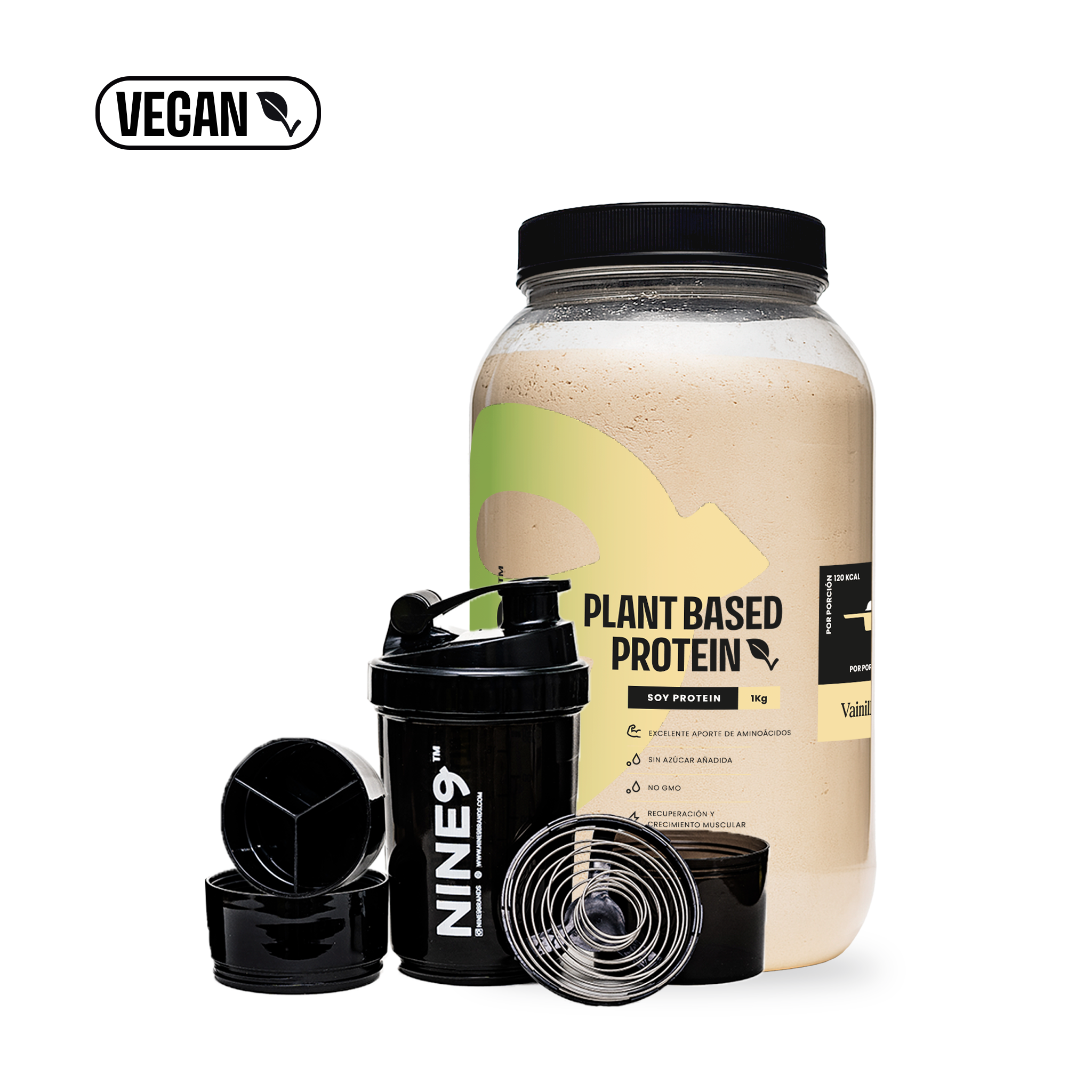Plant Based Protein (Proteína Vegana) + Shaker